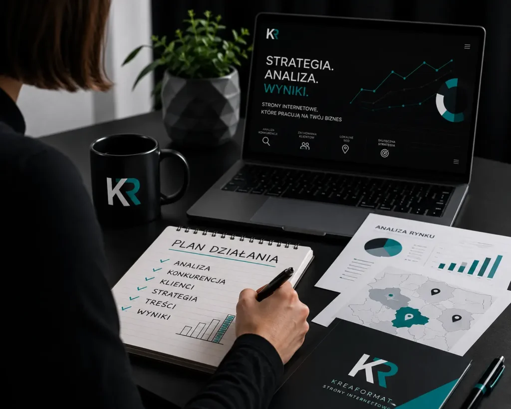 analiza strony (grafika AI)